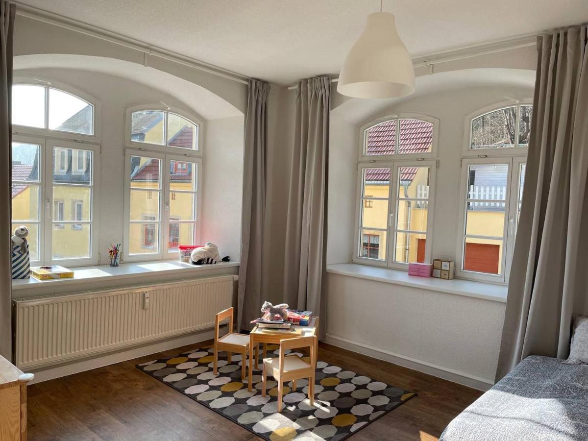 סבניץ Bergblick Apartment SäChsische Schweiz מראה חיצוני תמונה
